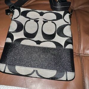 Black and Gray Crossbody Bag
